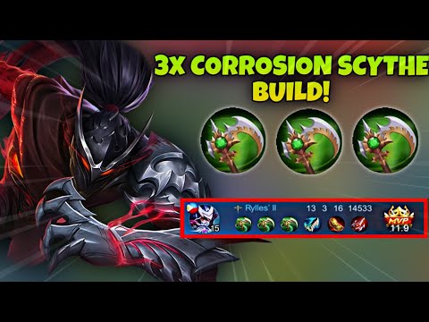 Woah! I TRIED 3x CORROSION SCYTHE AND THIS HAPPENED! | Mobile Legends