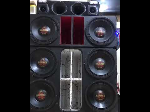 Alto Falante EROS HAMMER 6.5 Hybrid Tocando forte!