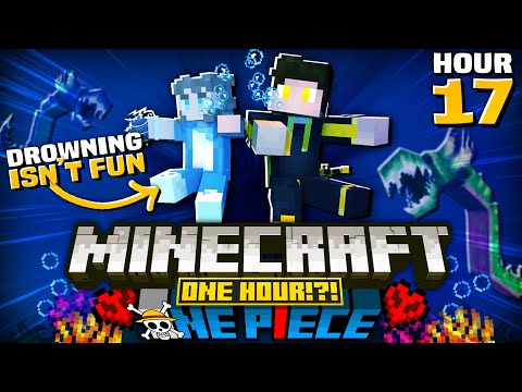 FIGHTING SEA MONSTERS & NEARLY THE END?!? | Minecraft - [One Hour One Piece #17]