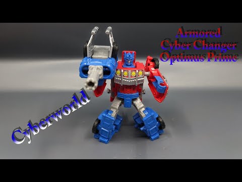 Chuck's Reviews Transformers Cyberworld Armored Cyber Changer Optimus Prime