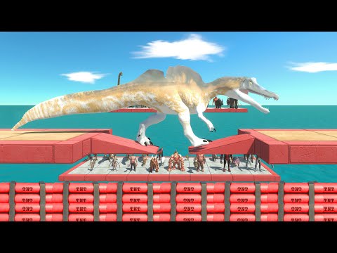 Deadly jump from dynamite - Animal Revolt Battle Simulator
