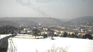 preview picture of video 'Wettervideo der Wettercam Irchwitz mit Blick auf Greiz am 22.02.2011, Dienstag'