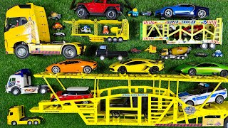 Mencari Pasangan Gandengan Truk Trailer Pengangkut Mobil Mainan