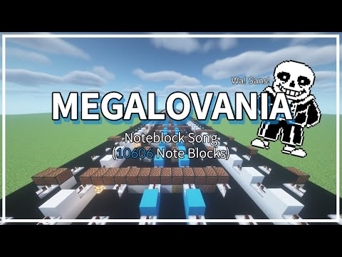 CurvedTurtle 굽부기 - Undertale - MEGALOVANIA[Minecraft Noteblock Song]