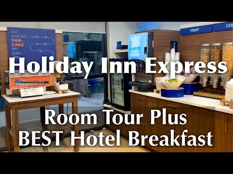 Holiday Inn Express Breakfast & Room Tour - Best Hotel Breakfast!