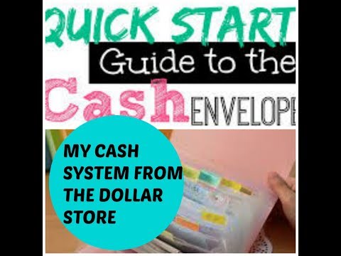 Part of a video titled Cash Envelope System using Dollar Tree - YouTube