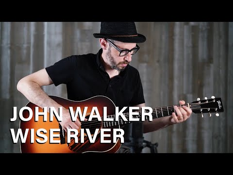 2006 John Walker Wise River, Slope Shoulder Dreadnought, Jumbo, Adirondack, Mahogany - VIDEO image 8