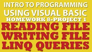 Download the video "VB.net 8-pp1: Reading, Writing, and Sorting Text Files (VB.net LINQ)"