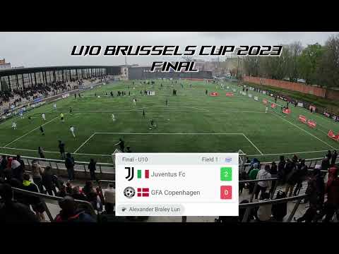 Brussels Cup 2023 | U10 | Juventus vs GFA Copenhagen Final | Geoffroy De Maeyer