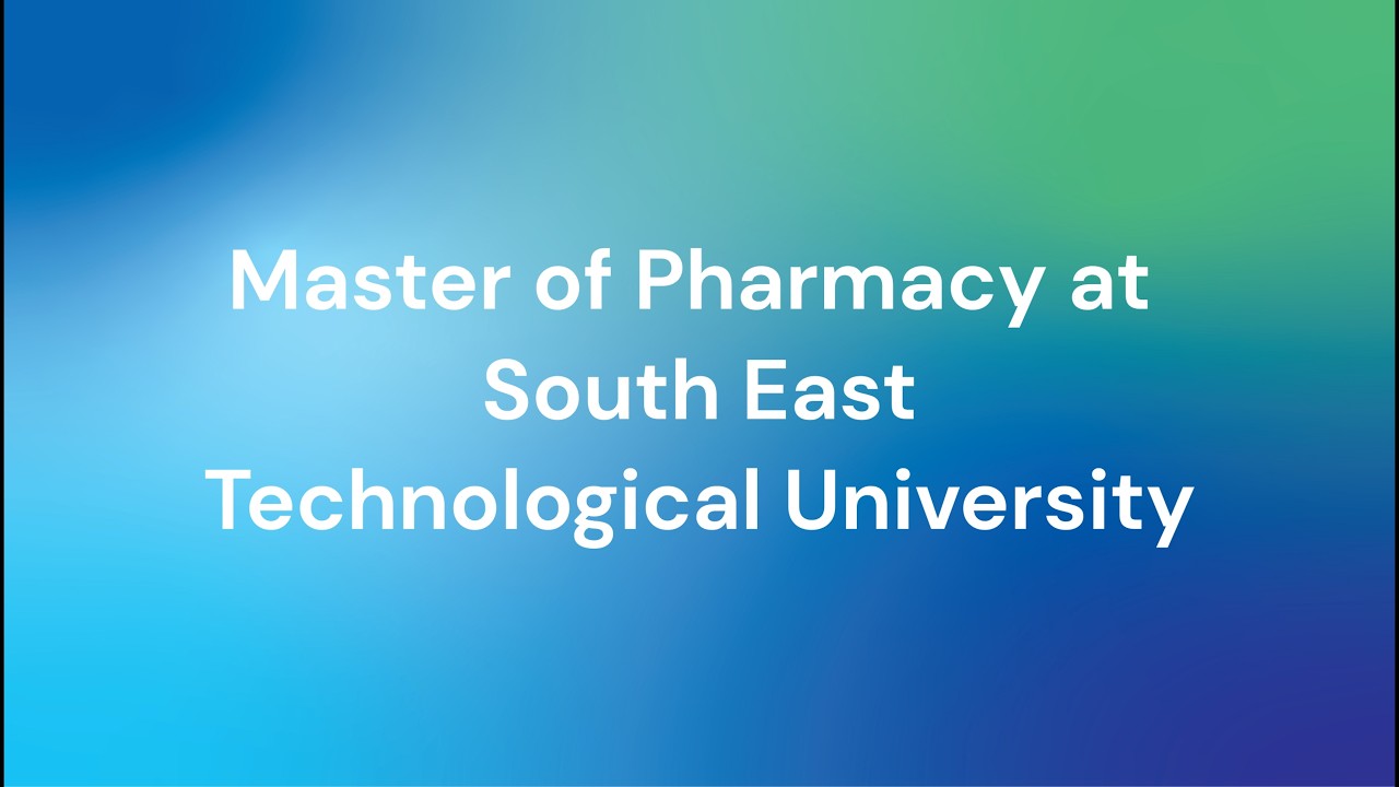 Video thumbnail: SETU | Master of Pharmacy (MPharm)