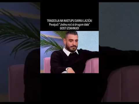 TRAGEDIJA NA NASTUPU DARKA LAZIĆA! Pevajući "Jednu noć si drugom dala" GOST IZDAHNUO!