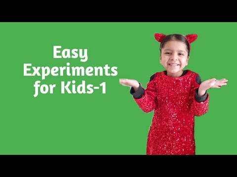 Easy Experiments for kids at Home- Experiment 1 (Oxygen)