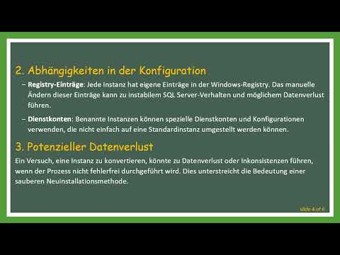 Wie man eine Benannte Instanz in eine Standardinstanz in SQL Server konvertiert