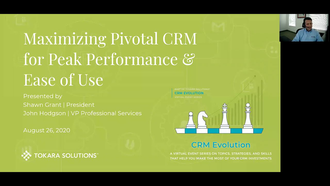 CRM Evolution - Maximizing Pivotal CRM for Peak Performance & Ease of Use