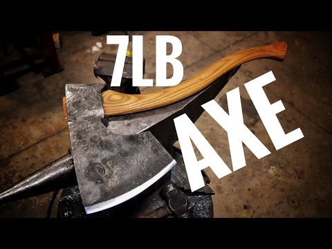 Forging a HUGE Norwegian Broad Axe FINAL