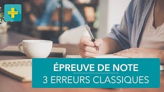 Note sur dossier : 3 erreurs à ne surtout pas commettre