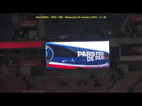 PSG / OM 04.10.2015 : 2-1 (L1 J9) 1/6 : Bienvenue au Parc des Princes