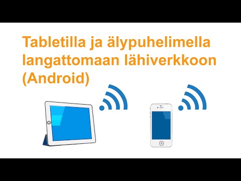 Android älypuhelimella langattomaan lähiverkkoon