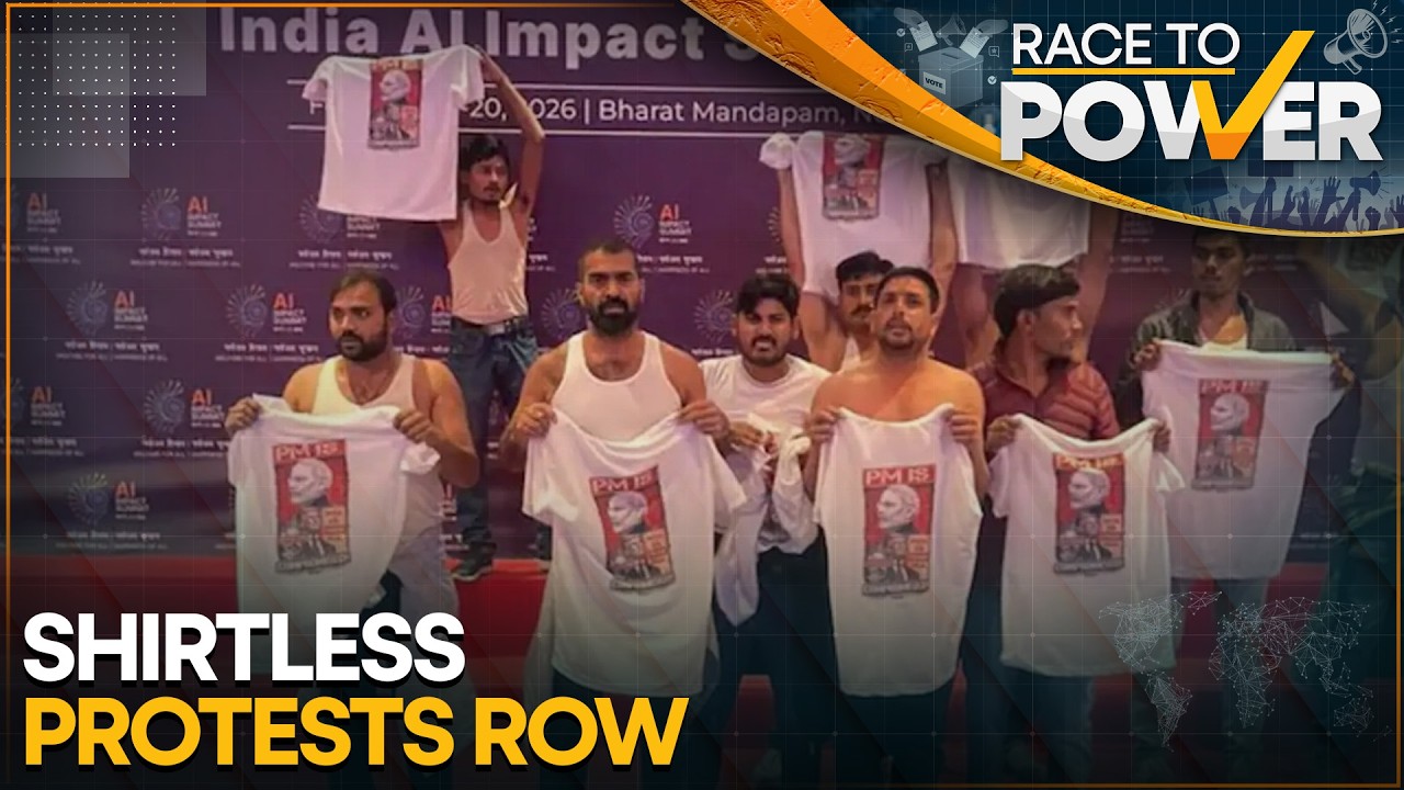 Rahul Gandhi Comes Out In Support Of Shirtless Protests In India AI Global Summit | Race To Power