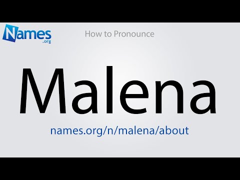 How to Pronounce Malena
