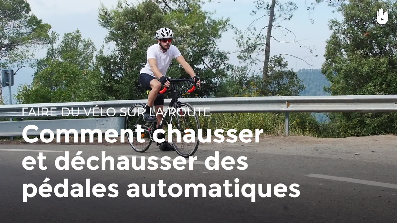 Comment chausser et déchausser des pédales automatiques - Le cyclisme