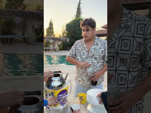 بس تقرر تشرب العصير:🤣