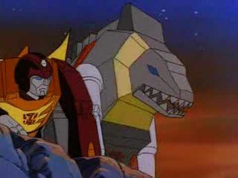 Funny Rodimus Prime and Grimlock Scene