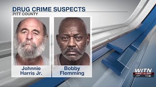 Two facing multiple drug charges after raid in Pitt County