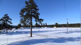 preview picture of video 'Fryeburg Fair harness track in winter'
