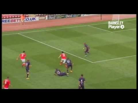 Great skill from Barnsley FC Scott Golbourne against Bordeaux