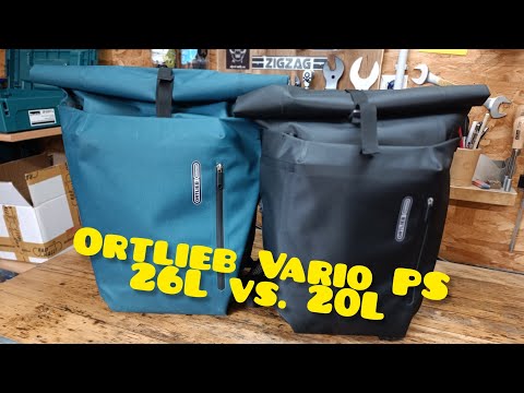 Ortlieb Vario PS / 26L vs. 20L pannier or backpack Part 2/2 #ortlieb #bicycle #ebike
