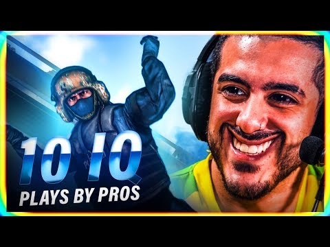 WHEN PROS MAKE 10 IQ PLAYS in CS:GO
