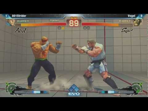 [EVO 2012 SSFIV AE] 801Strider (Abel) vs Vogel (Sagat)