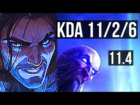 SYLAS vs RYZE (MID) | Legendary, 11/2/6, 700+ games | KR Grandmaster | v11.4
