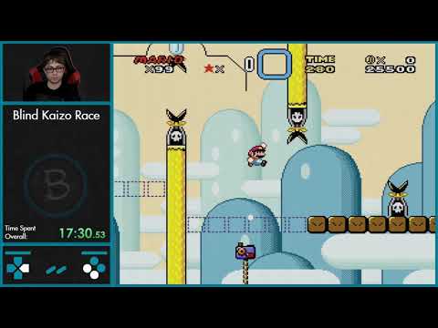 SMW Blind Kaizo Race Week 87 - The Skyzo Rush by AnisSaouliBH