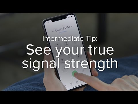image-How do I measure signal strength on my iPhone?