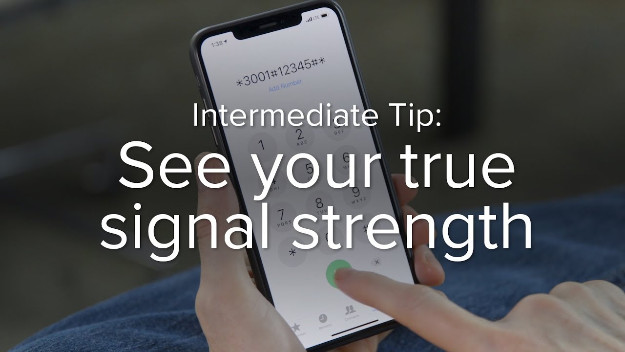 How to check my cell phone signal?