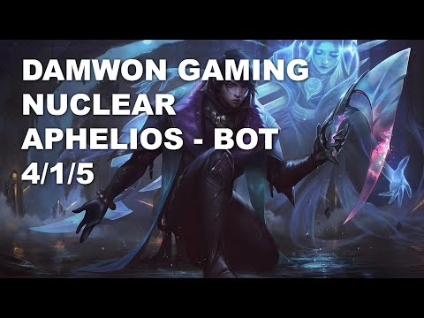 DAMWON Gaming Nuclear Bot Aphelios vs Kai'Sa - KR Challenger Patch 10.8