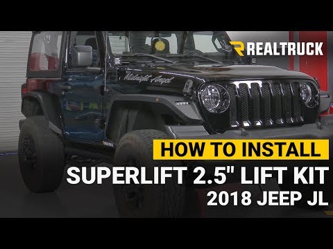 How to Install Superlift 2.5" Lift Kit on a 2018 Jeep JL 2 Door