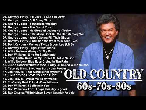 Alan Jackson, Conway Twitty, George Jones, Don Williams, Jim Reeves Greatest Hits Full Album HQ