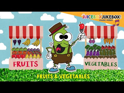 Fruits & Vegetables Song for Children by The Juicebox Jukebox! Healthy Nutrition Kids Music Veggies