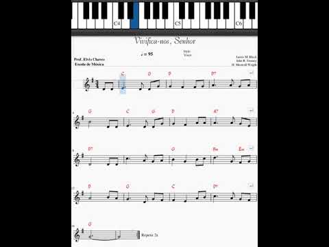 🎼 Vivifca nos, Senhor - 3023 - Partitura - Harpa Cristã - Hino 57