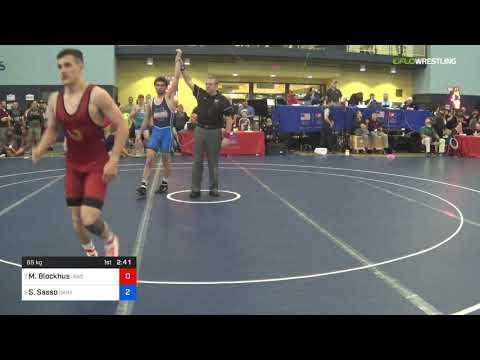 2018 FS WTT Challenge/UWW Juniors 65 Consi Of 8 #2 - Michael Blockhus (IAWC) Vs. Sammy Sasso (Dark