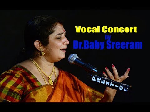 Vocal Concert by Dr.Baby Sreeram - Tillana