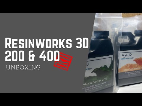 Unboxing Resinworks 200 & 400 Series Castable Resins