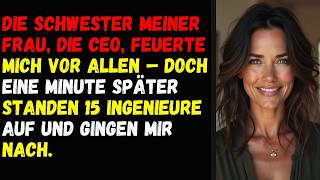 Die Schwester meiner Frau, die CEO, feuerte mich vor allen – doch eine Minute später standen