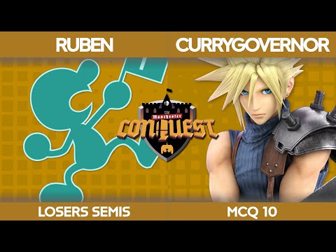 Top 8: Manchester Conquest 10 -  Ruben (Mr Game & Watch) vs CurryGovernor (Cloud) Losers Semis