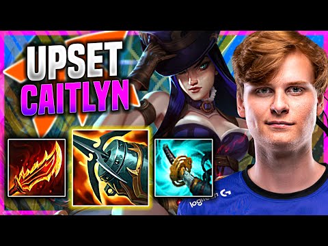 WHEN UPSET PICKS CAITLYN! - FNC Upset Plays Caitlyn ADC vs Jhin! | Challenger TV