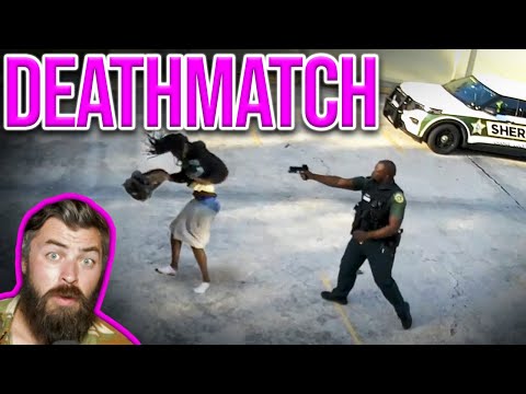 Suspect Tries To Beat Cop To DEATH!