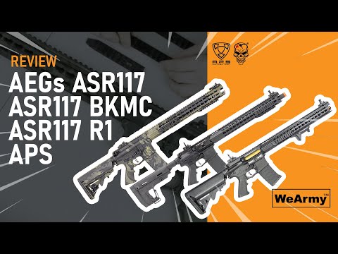 Review dos Rifles APS - Modelos ASR117, ASR117 BKMC e ASR117 R1 - Série WeArmy ReviewS